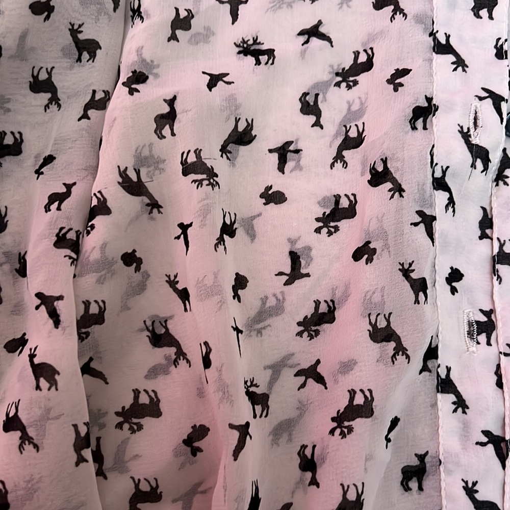 Nature Sheer Button Down 🦆 - Picture 2 of 2